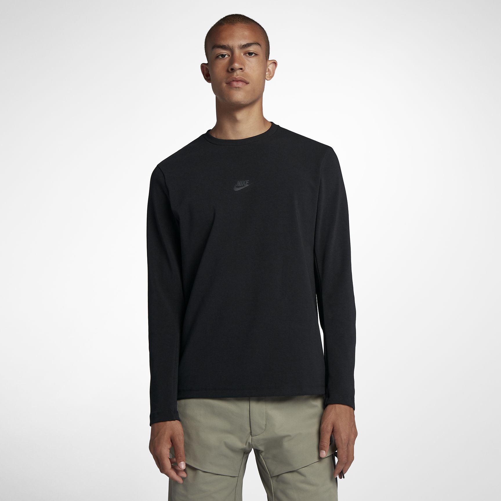 Nike long sleeve tech pack crew tee online