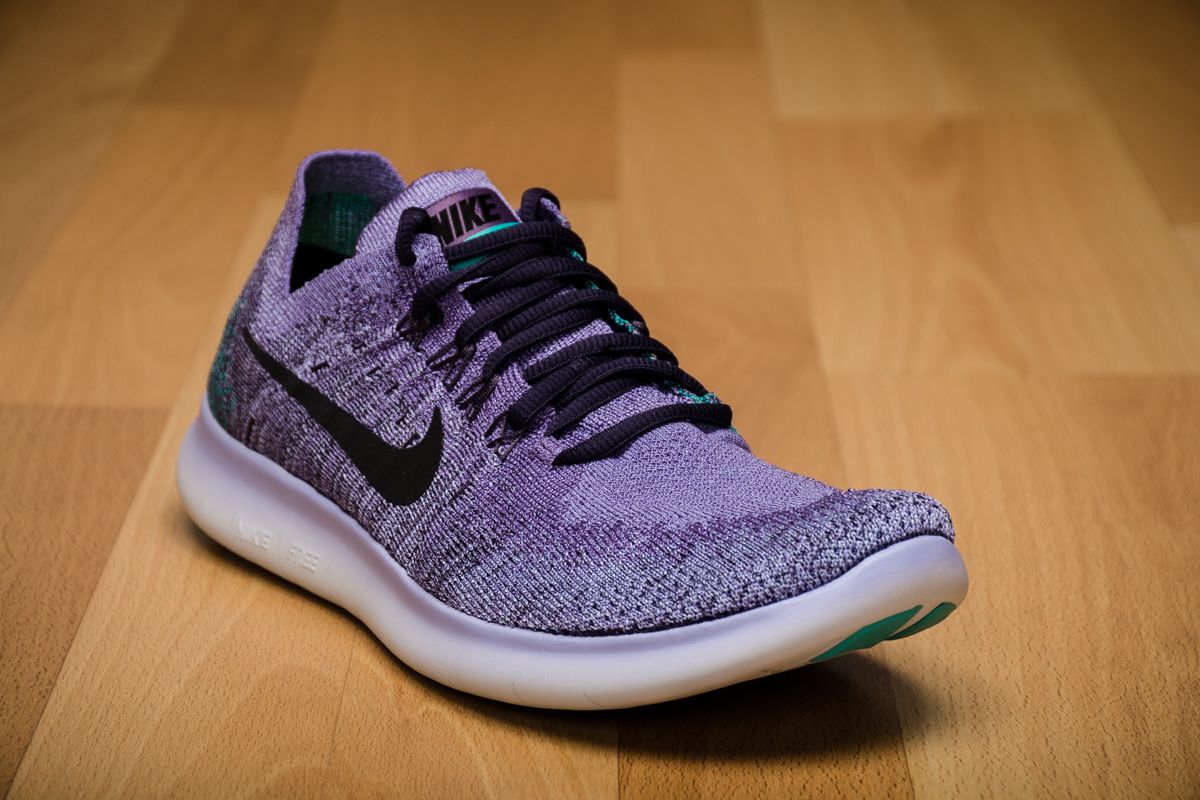 Nike free rn flyknit purple best sale