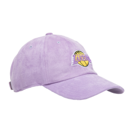 Mitchell & Ness SUEDE DAD STRAPBACK LAKERS Purple - PURPLE