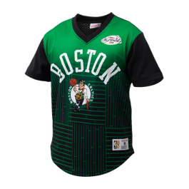 Mitchell & Ness Winning Shot Mesh V-Neck Shirt