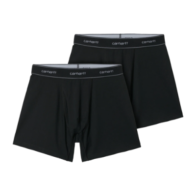 Underwear Men Carhartt WIP Logo Trunks (2 Pack) I029375-933XX Black