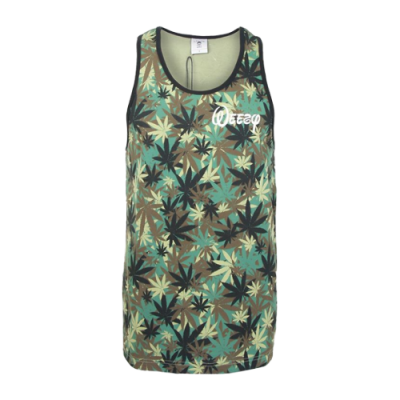 T-Shirts Men Cayler & Sons Weezy Tank Top CAY-SS14AP25 Green Multicolor