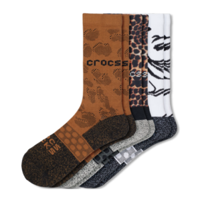 Socks Crocs Crocs Graphic Socks (3 Pairs) 208004-0ZR Multicolor