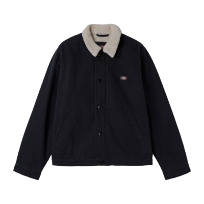 Jackets Demi-season Jackets Dickies Sherpa Lined Deck Jacket Stonewashed DK0A4XFYC401 Black