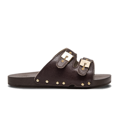 Slippers Scholl Iconic Scholl Iconic Wmns Pescura 2 Straps Flex Leather F303021011 Brown