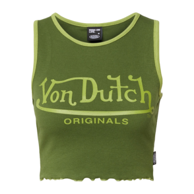 T-Shirts Women Von Dutch Originals Wmns Ashley Tank 6231047-GRN Green