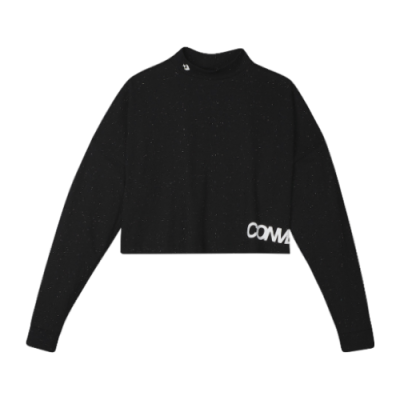 T-Shirts Collections Converse Wmns Cropped Mock Neck marškinėliai 10007156-001