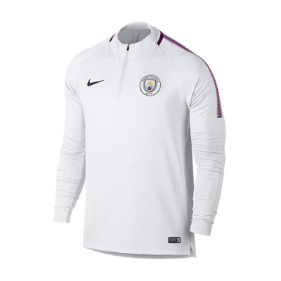 Nike Manchester City FC Dri Fit Squad Drill Top 854727 100 White FOOTonFOOT